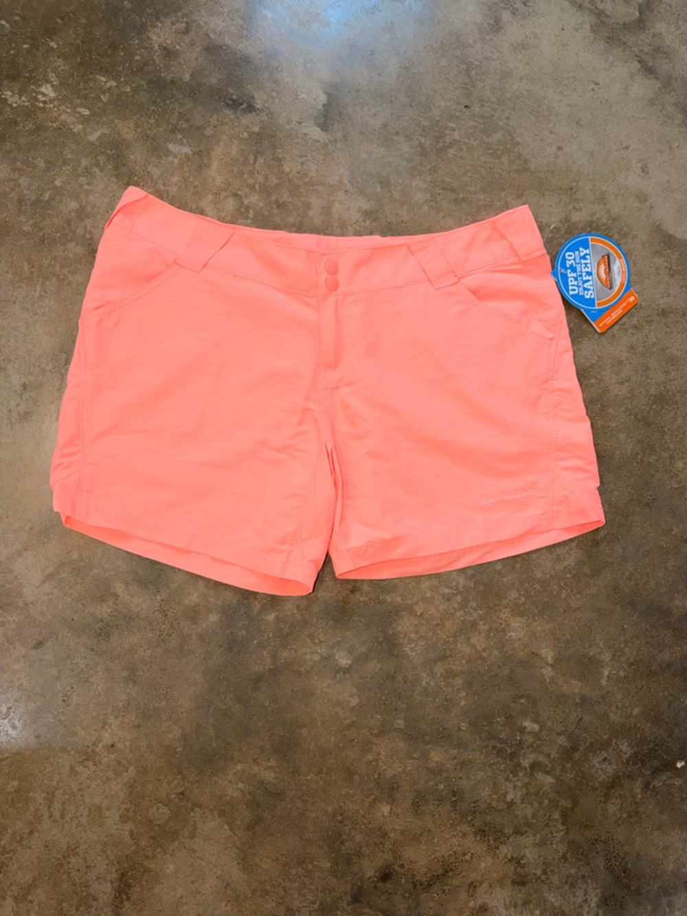 Columbia Coral Omni-Shade Hiking Shorts Women’s Outdoor Fishing Trail Shorts L - Picture 1 of 14